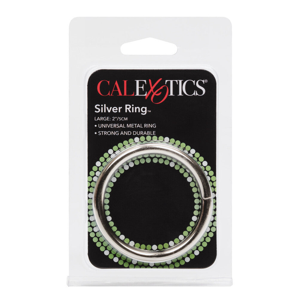 Large Silver Cock Ring – Sleek Cock Ring - 50mm > Cock Ring > Metal