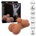 Stroke It Body Banger Male Masturbator Real Flesh Brown > Sex Toys For Men > Masturbators > Manual