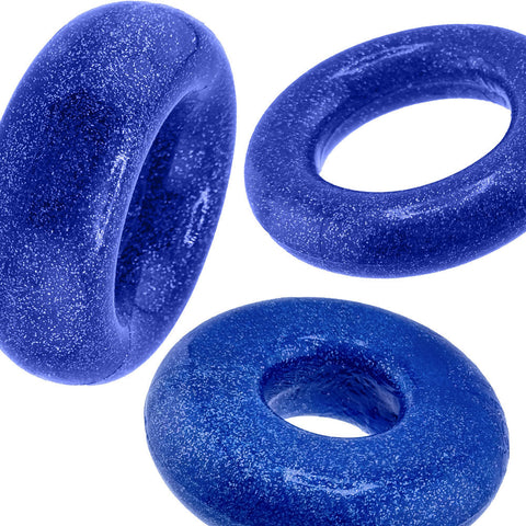 Cockpack Multi Design (Black Mica) – Multi-Size Multi-Shape Cockring Pack Blue COCK RING Set