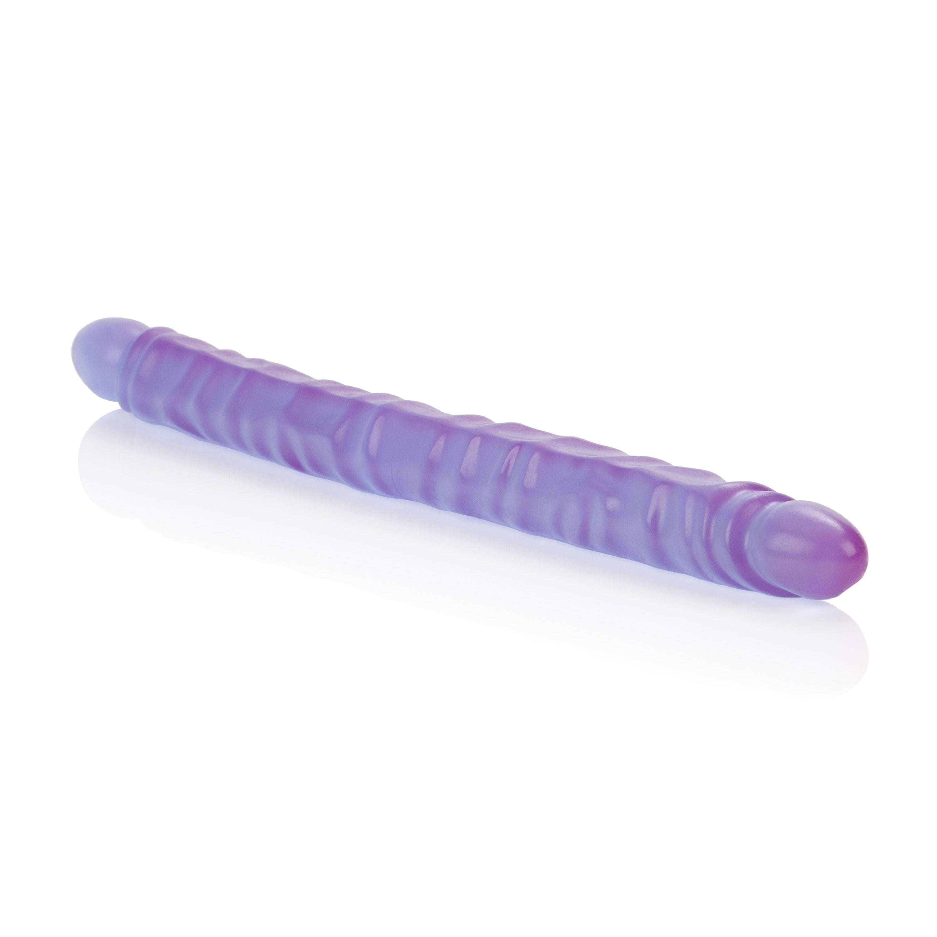 Slim Jim Duo 17 Inch Veined Super Slim Purple Double Dong Double Dongs