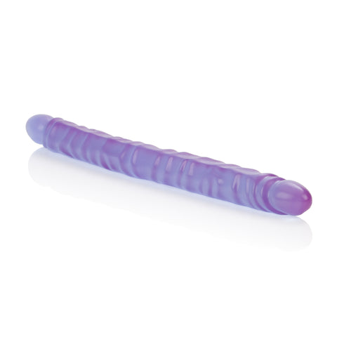 Slim Jim Duo 17 Inch Veined Super Slim Purple Double Dong Double Dongs