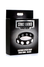 Cock Gear Leather Adjustable Speed Snap Cock Ring – Leather Men’s Accessory > Cock Ring > Adjustable