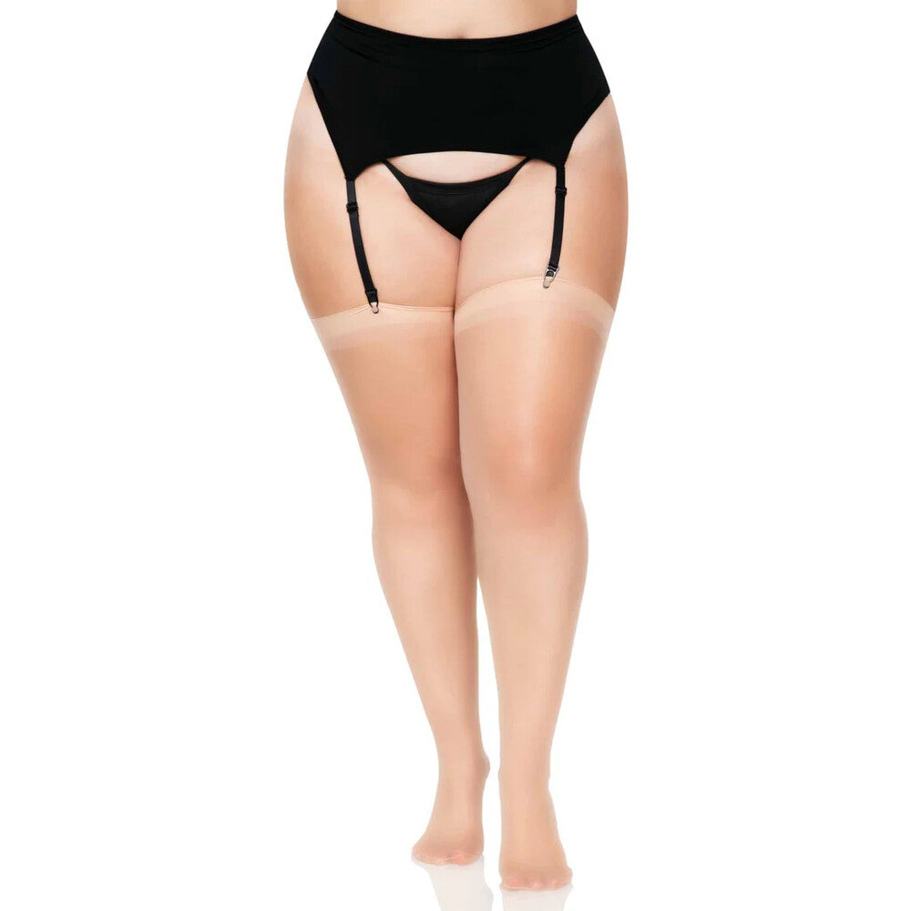 Leg Avenue Plus Size Sheer Stockings (Nude) – Sheer Stockings > Clothes > Hosiery > Stockings