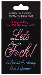 Lets F*ck Card Game – 48 Cards Adult Card Game > Novelties > Card Games