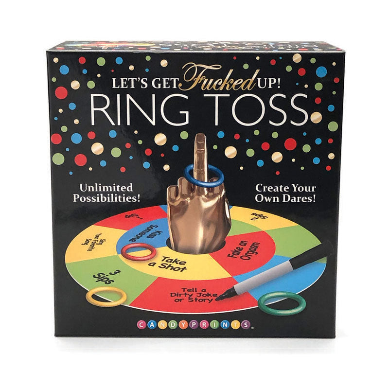 Lets Get Fucked Up Ring Toss Adult Party Game Games