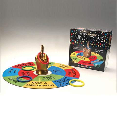 Lets Get Fucked Up Ring Toss Adult Party Game Games