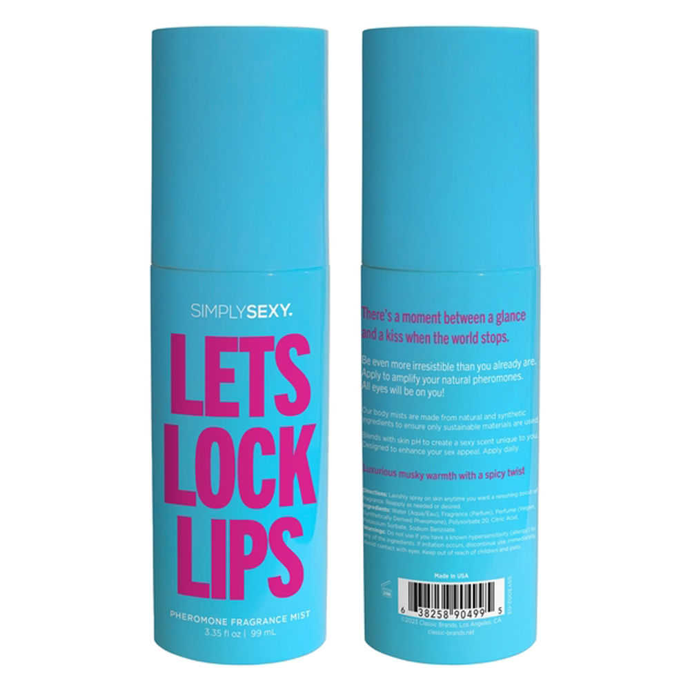 Lets Lock Lips Pheromone Fragrance Mist 3.35 Oz Body Spray > Essentials > Aphrodisiacs