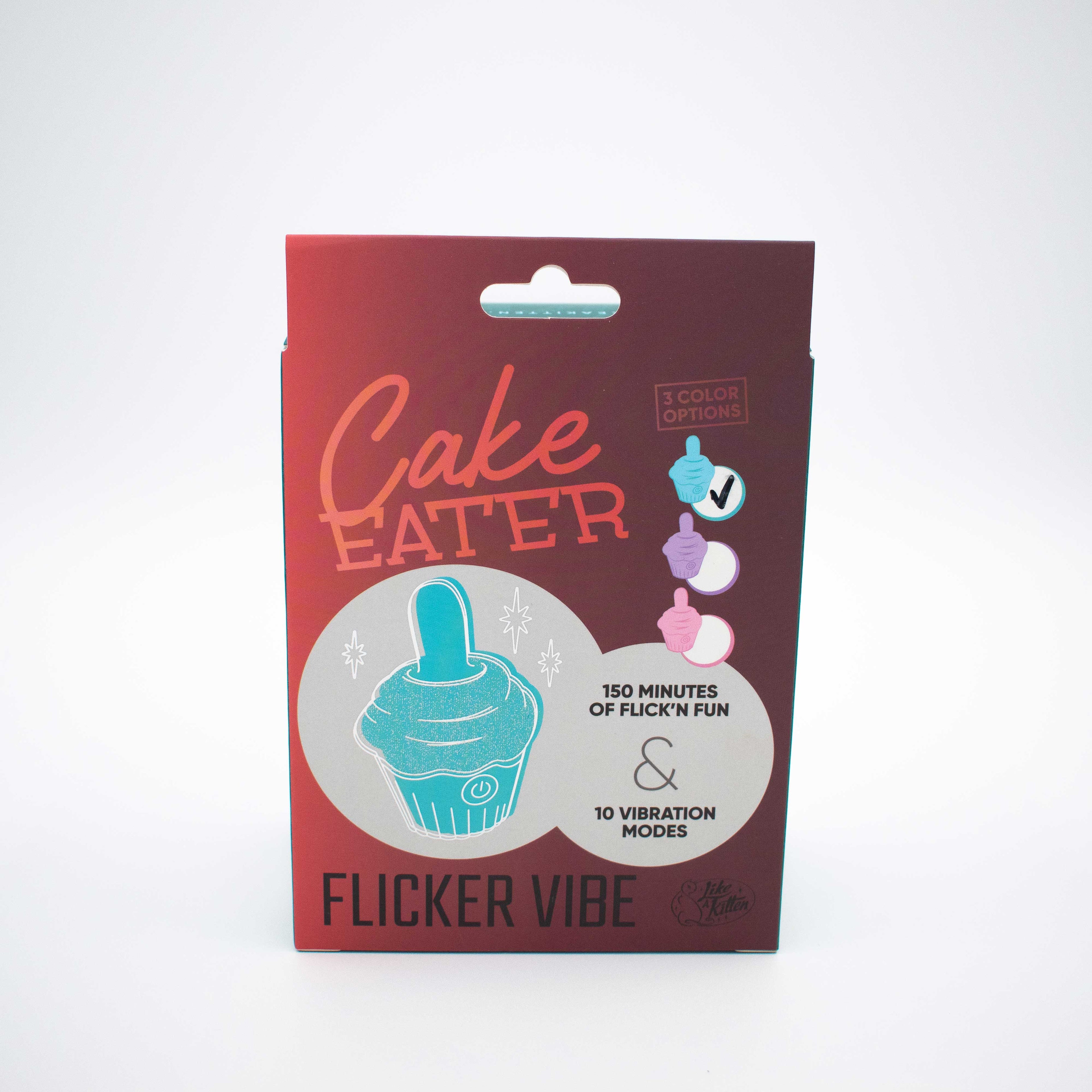 Like A Kitten Cake Eater Blue Clit Flicker Stimulator Toy > Vibrators > Finger Vibrators