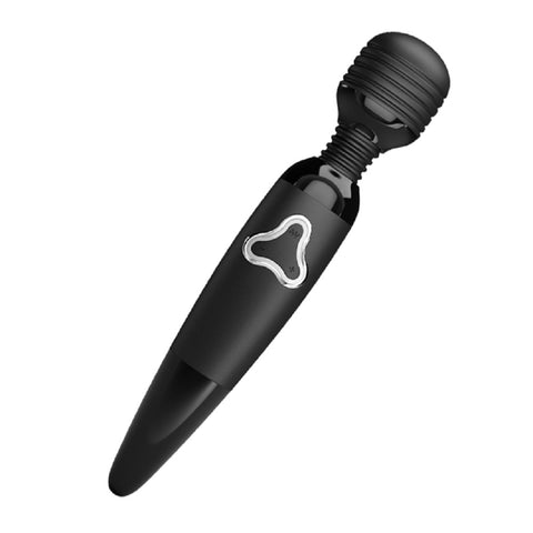 Pretty Love Rechargeable Body Wand Massager with LED Light Black Electric Massager