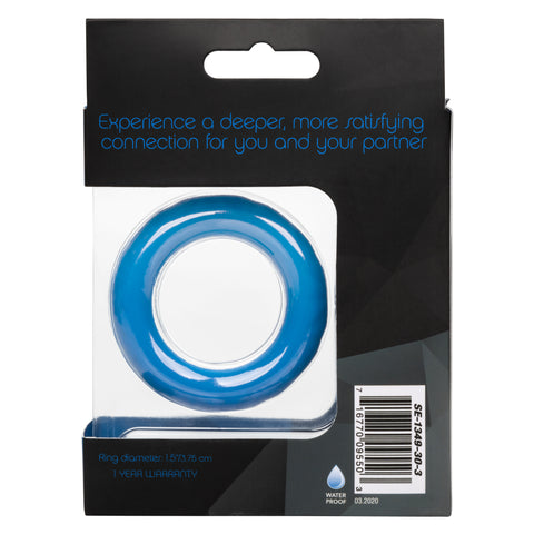 Link Up Ultra-Soft Max Neon Blue Silicone Enhancer Ring