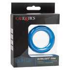 Link Up Ultra-Soft Max Neon Blue Silicone Enhancer Ring > Cock Ring > Single
