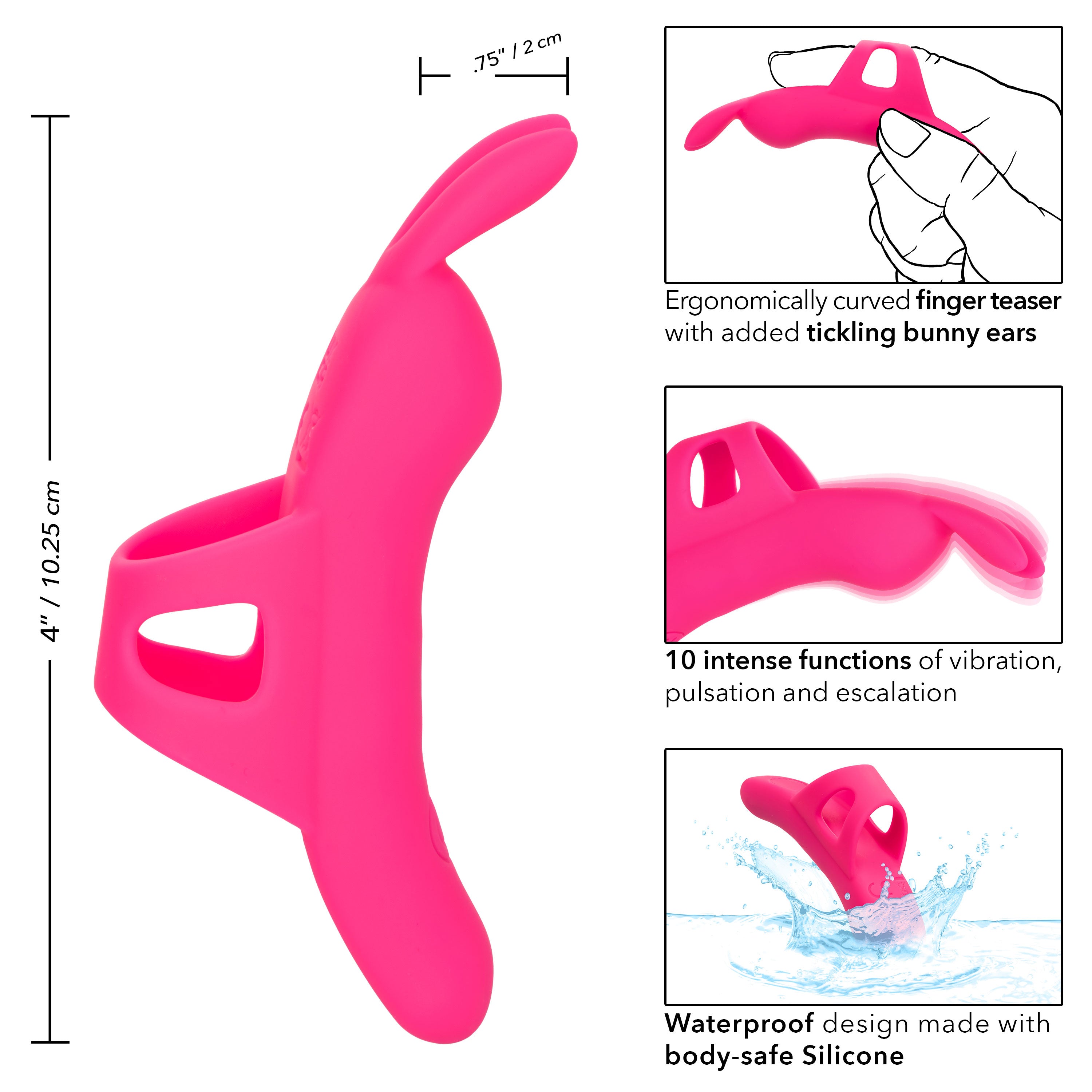 Neon Vibes The Flirty Vibe – Finger Teaser > Vibrators > Finger Vibrators