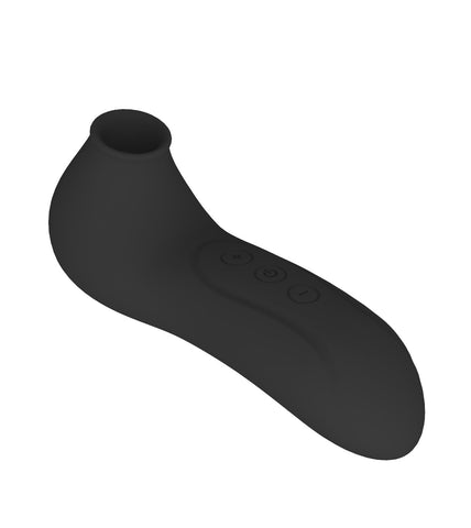 Voodoo Beso Xoxo Black Clitoral Vibrator With Touchless Suction Suction Stimulator