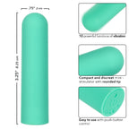 Turbo Buzz Rounded Bullet (Green) – Compact 10-Function Vibrator > Vibrators > Mini Vibrators