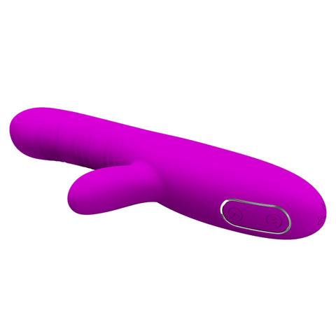 Pretty Love Angelique Bendable Rabbit Vibrator with Vibration VIBRATORS-RABBIT