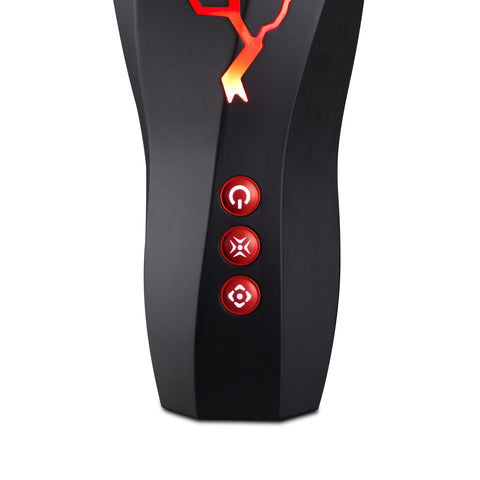 M For Men Storm (White) – Rechargeable Ribbed Masturbator Cup Strokers - Cup|Egg