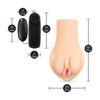 Enlust Melanie (Beige) – Ribbed Realistic Sleeve > Sex Toys For Men > Masturbators > Vibrating