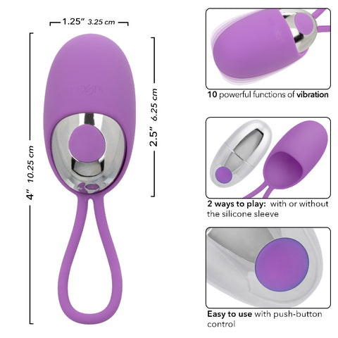 Turbo Buzz Bullet Vibrator With Removable Silicone Sleeve Pink BULLETS