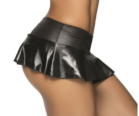 Wet Ruffle Skirt (Wet Black) – Medium/Large Lingerie > Clothes > Dresses and Chemises