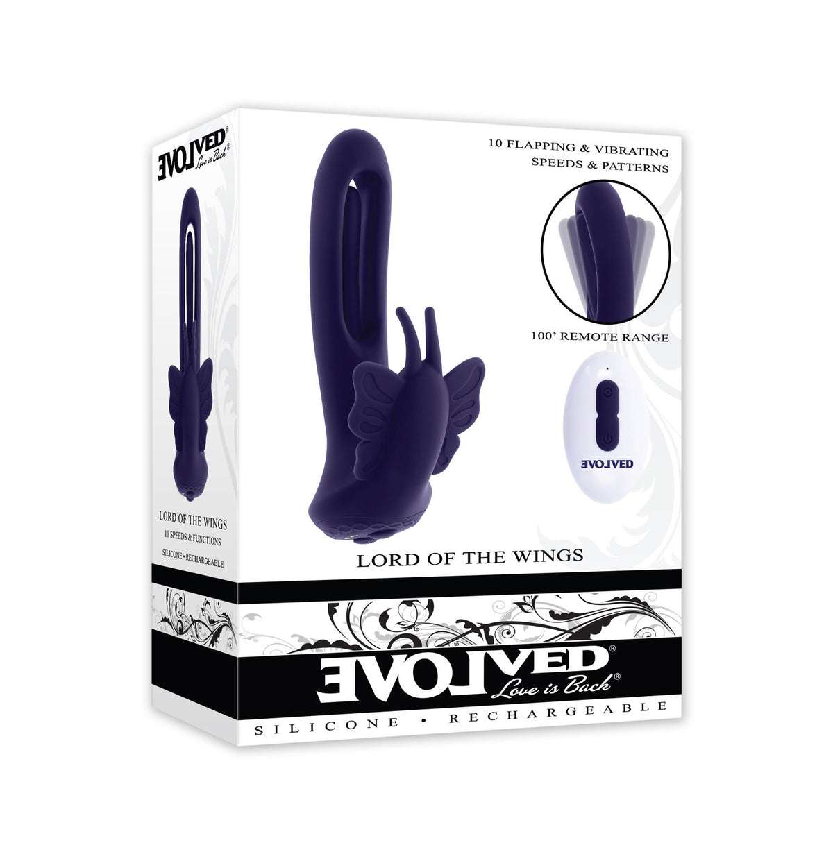Lord of the Wings Purple Butterfly Vibrator – Playful Dual Pleasure Vibrator > Sex Toys For Ladies > G-Spot Vibrators