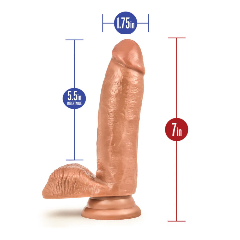 Loverboy Manny The Fireman (Brown) 17 cm Length Dong – With Suction Cup Base > Dildos > Realistic Dildos