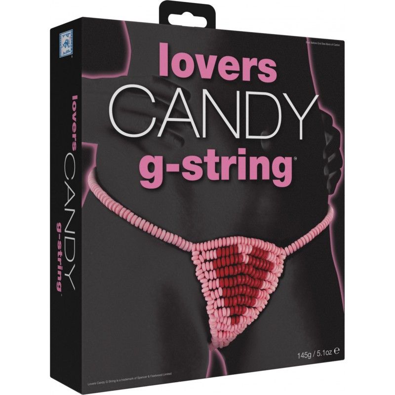 Lovers Candy Heart Shape Edible G-String One Size Fits All Secondary image