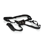 Lovers Super Strap Universal Adjustable Harness in Black > Dildos > Strap On Harnesses