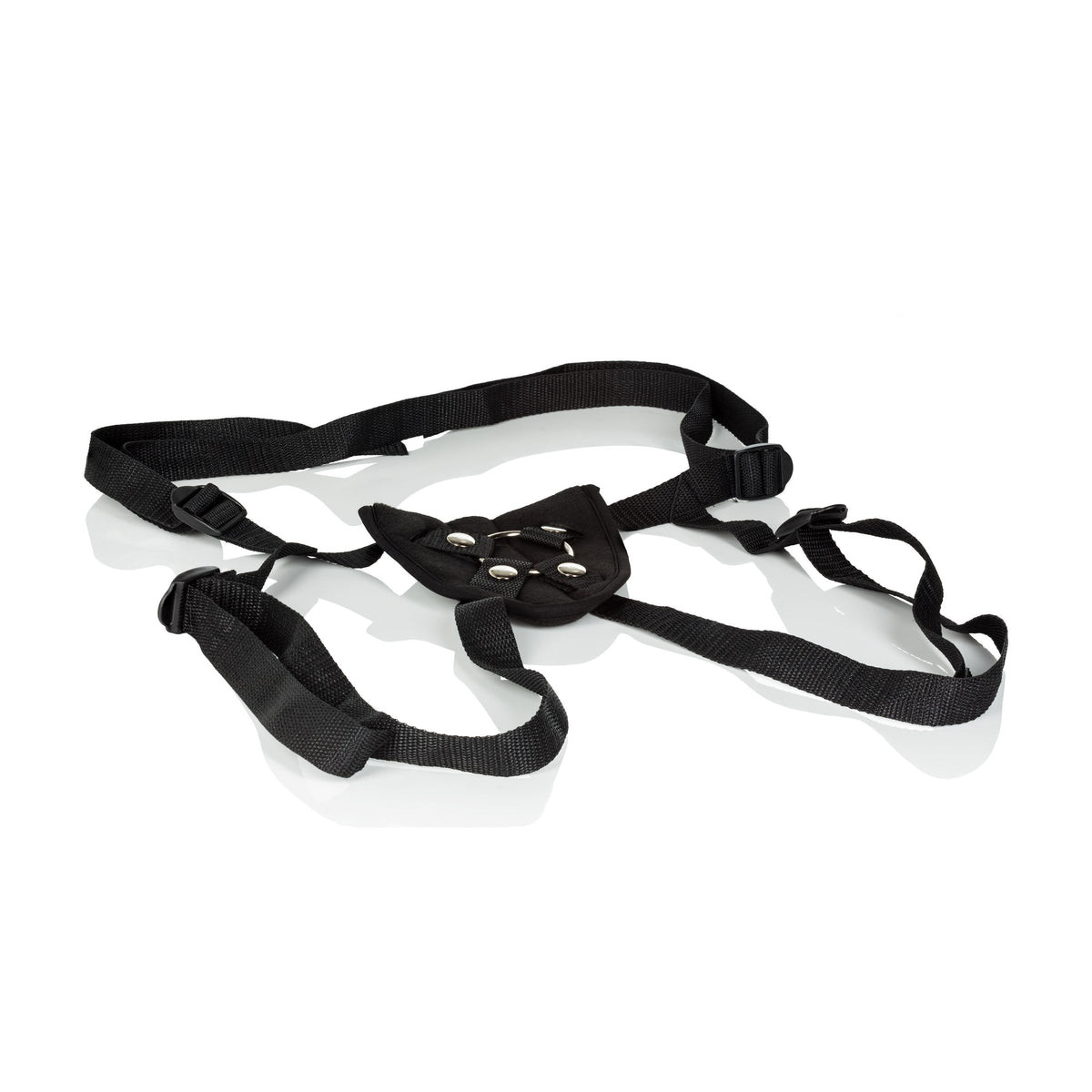 Lovers Super Strap Universal Adjustable Harness in Black > Dildos > Strap On Harnesses