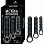 Nasstoys Ass-Sation Anal Wand Training Kit (Black) – 3-Piece Butt Plug Set Black > Anal Range > Anal Probes
