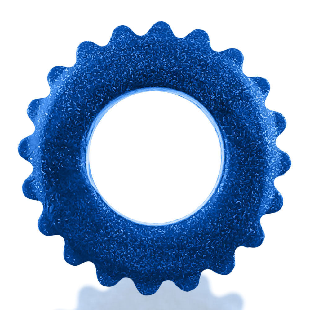 Plushy Single Ring (Black Mica) – Cushy Flexible Cock Ring Cockrings