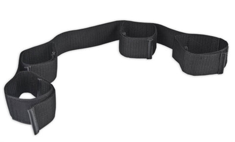 Lux Fetish Bondage Buddy Positioning Accessory in Black Sex Positioners