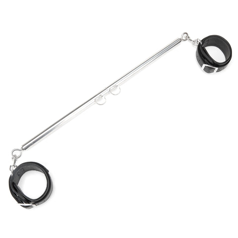 Lux Fetish Expandable Spreader Bar Set 35 to 47 Inches With Detachable Leather Cuffs > Bondage Gear > Restraints