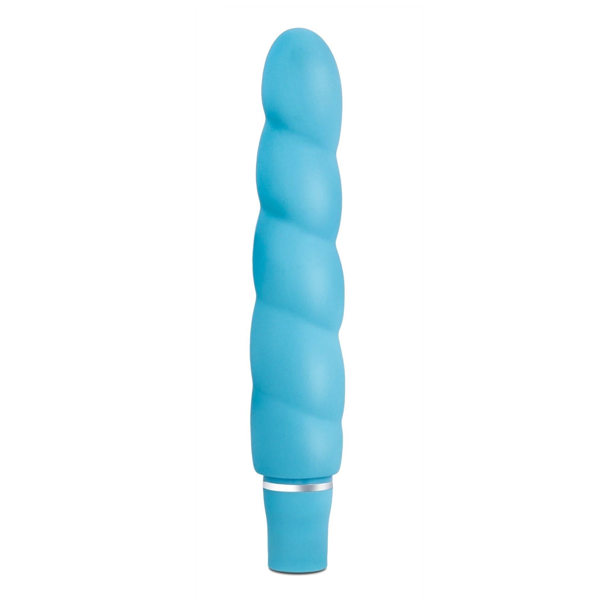 Luxe Anastasia Aqua 5.25 Inch Vibrating Silicone Toy > Vibrators > Standard Vibrators Main image