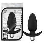 Luxe Little Thumper Black Vibrating Anal Plug 4 Inch > Anal Range > Vibrating Butt Plugs