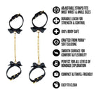 Temptasia Ardor Wrist and Ankle Restraints – Body-Safe Silicone Restraint Set > Bondage Gear > Restraints