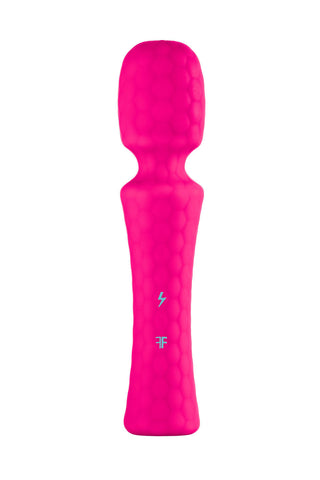 Ultra Wand (Pink) – Ergonomic Body Wand Vibrator with Flexible Head and 10 Vibration Modes Electric Massager