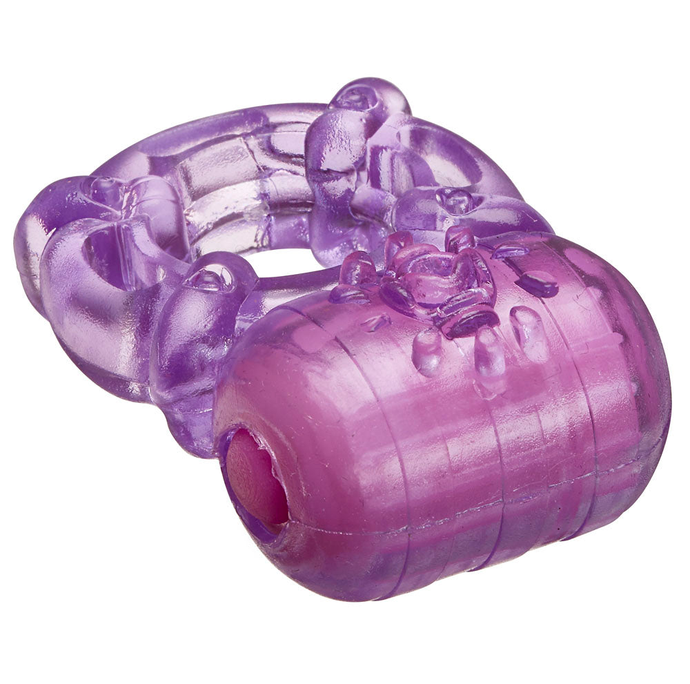 Cloud 9 Purple Pleasure Tickler 5-Speed Vibrating Cock Ring Purple > Cock Ring > Vibrating