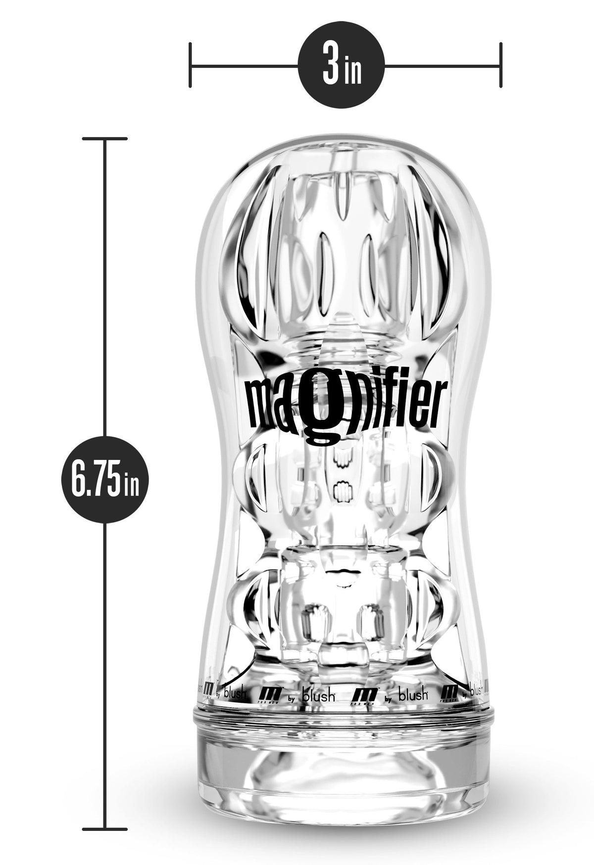 M for Men Clear Soft and Wet Magnifier Male Masturbation Aid > Sex Toys For Men > Masturbators > Manual