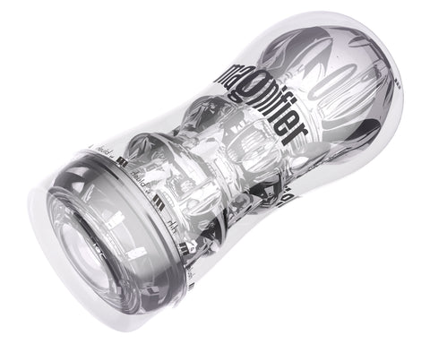 M for Men Clear Soft and Wet Magnifier Male Masturbation Aid Strokers - Manual