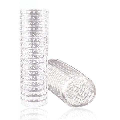 M for Men Clear Stroke Sleeve Masturbation Aid for Men 5.5 Inch Strokers - Manual