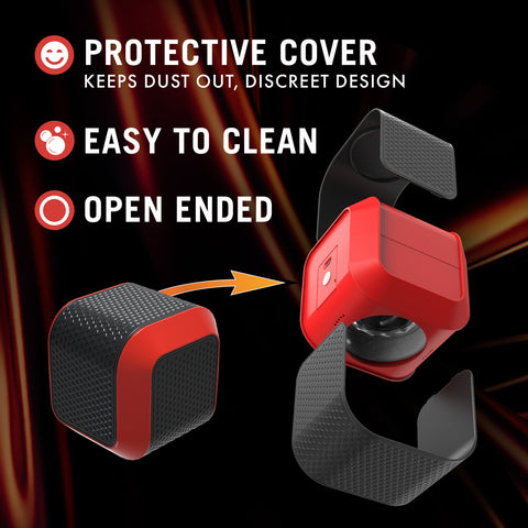 M for Men Slambox Male Masturbator with 7 Rotation Modes Red Strokers - Auto