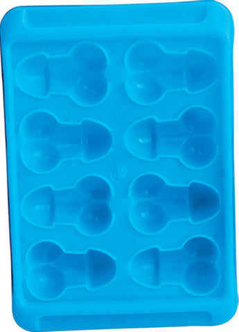 Blue Balls Penis Shaped Ice Cube Tray for Adult Parties Bachelor & Bachelorette Items