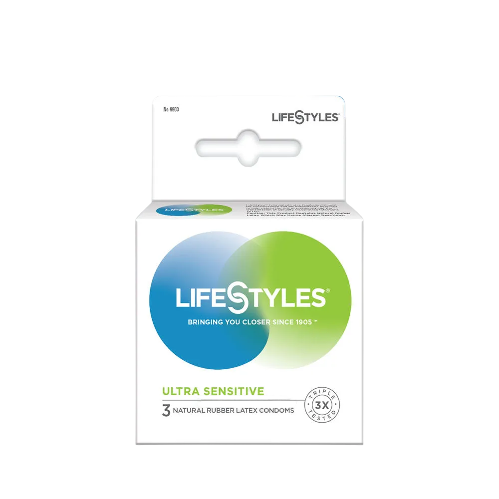 Lifestyles Ultra Sensitive - 3 Pack