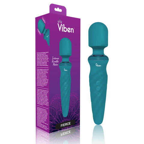 Viben Fierce Rechargeable Wand Massager Ocean Electric Massager