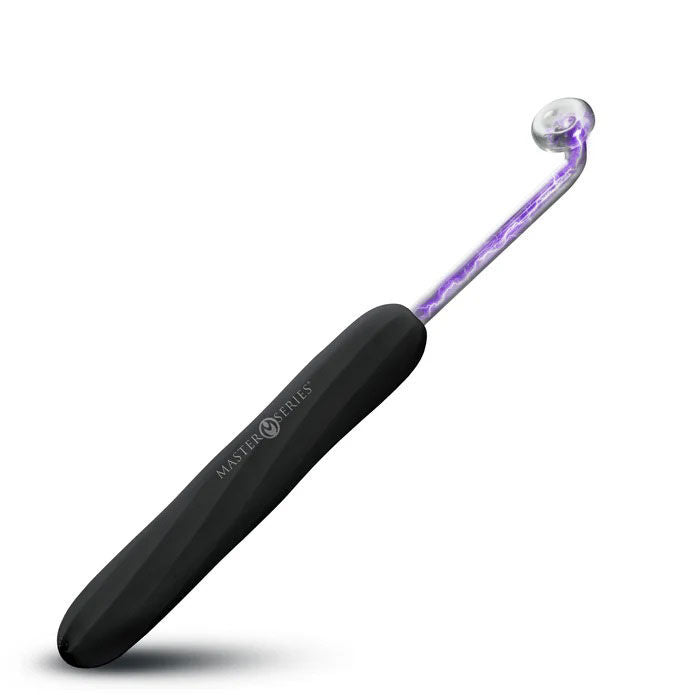 Elektra Rechargeable E-Stim Wand Black Silicone Massager E-STIM TOYS