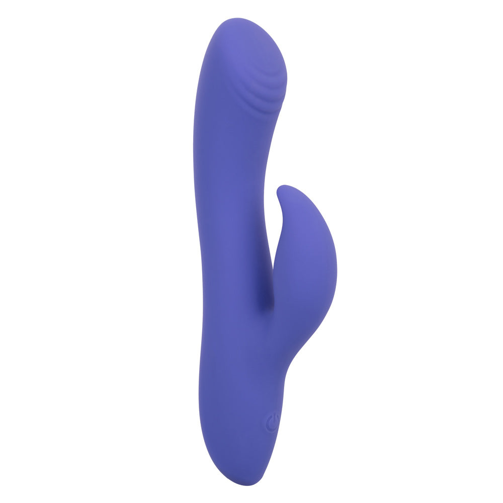CalExotics Connect Dual Stimulator 7 Inch Purple | Waterproof App Control > Vibrators > Ladies > Rabbit