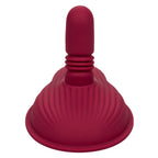 Dual Rider Remote Control Thrust and Grind Waterproof Silicone Massager in Burgundy > Vibrators > Vibrating Pads