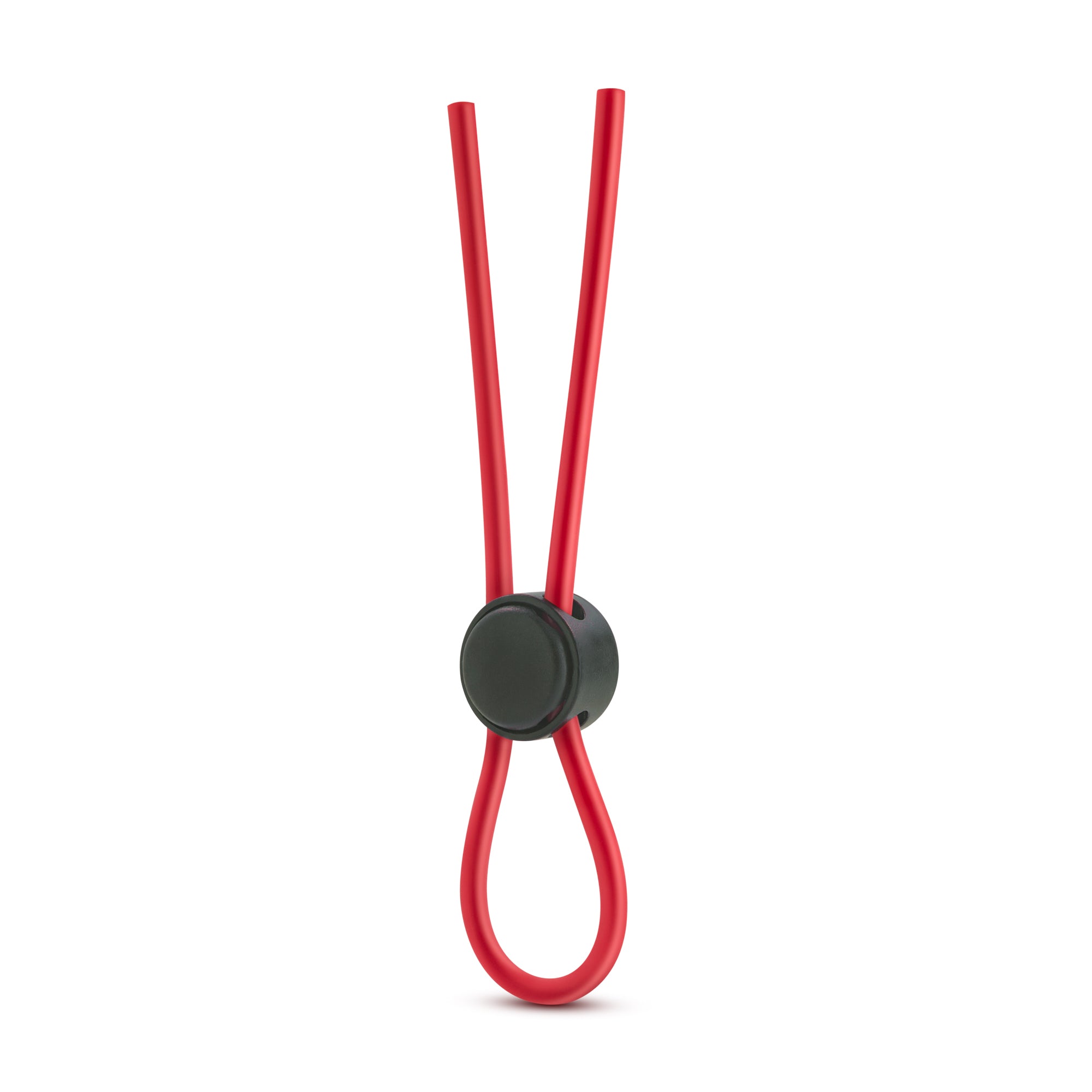 Stay Hard Silicone Loop Cock Ring in Red COCK RINGS Lasso