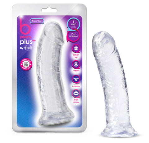 B Yours Plus Clear Dildo Soft Realistic Adult Intimacy Toy DONGS