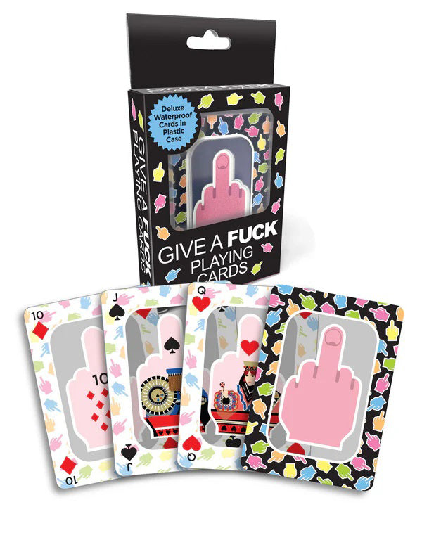 Waterproof Middle Finger Playing Cards > Novelties > Playing Cards
